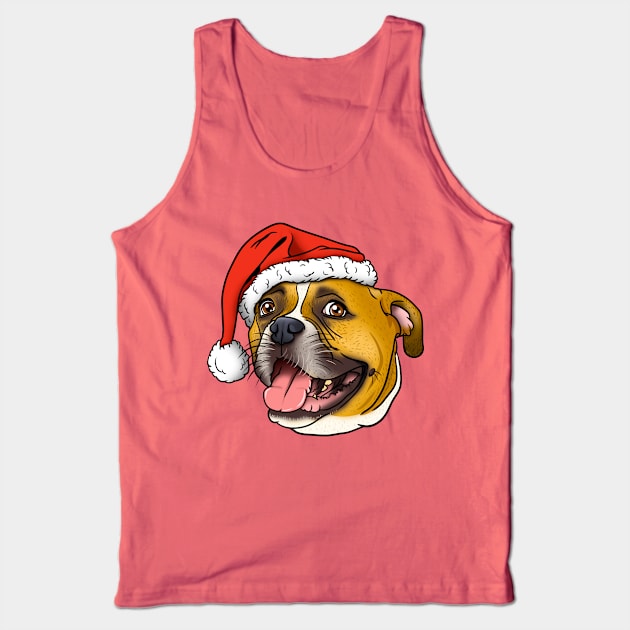 Christmas Boxer Tank Top by Beauty Immortal